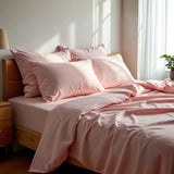 Royal Comfort 1200TC Ultrasoft 4 Pc Sheet Set- Soft Pink