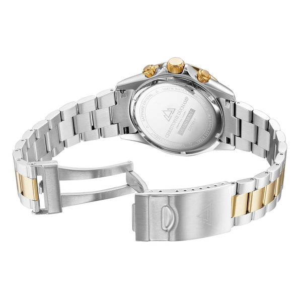 Christophe Duchamp Grand Mont - Black Dial & 316L Stainless Steel Strap