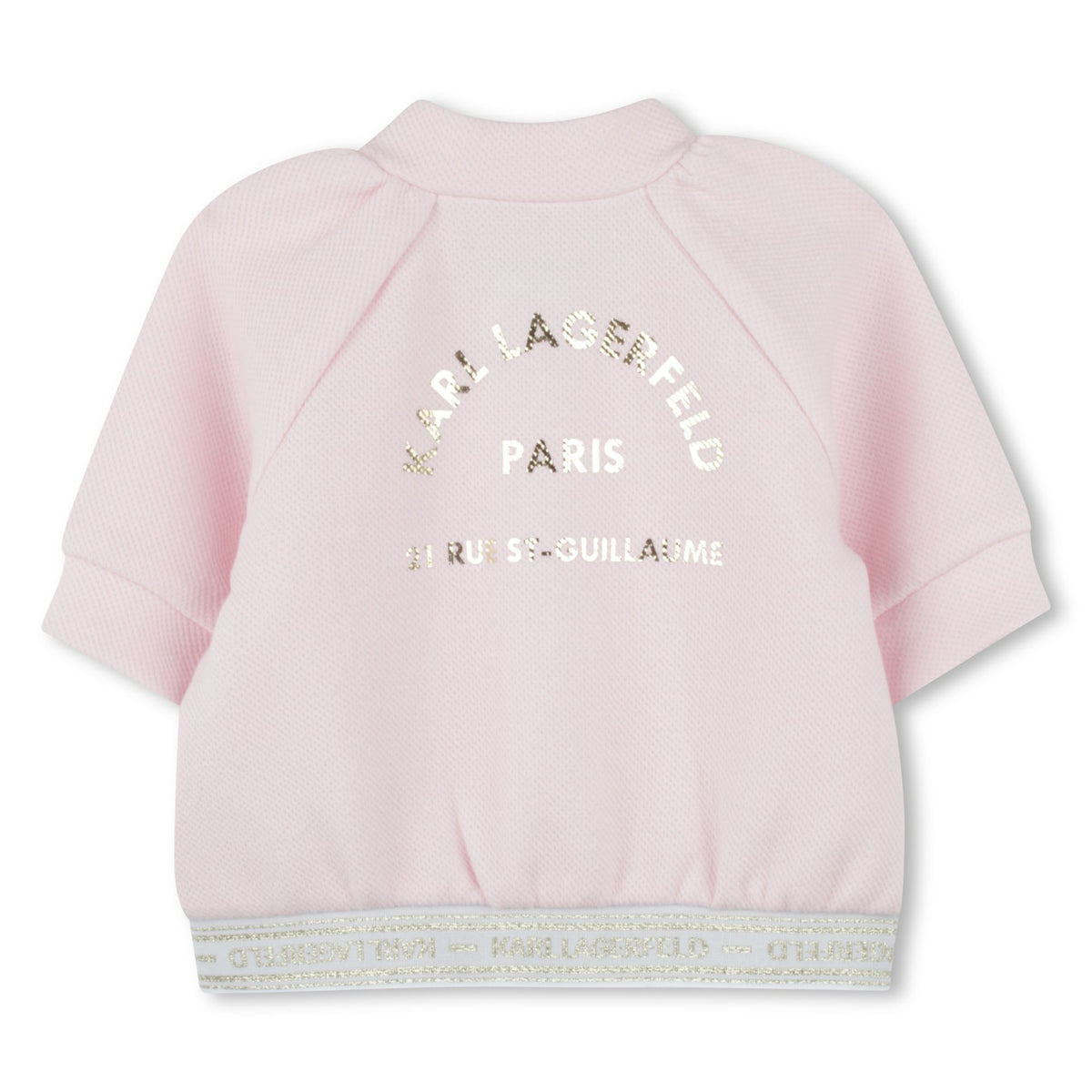 Karl Lagerfeld Girls Three-Piece Jogging Set - Pink