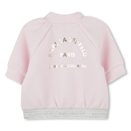 Karl Lagerfeld Girls Three-Piece Jogging Set - Pink