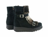 Bosccolo Womens Boots - Black Nubuck