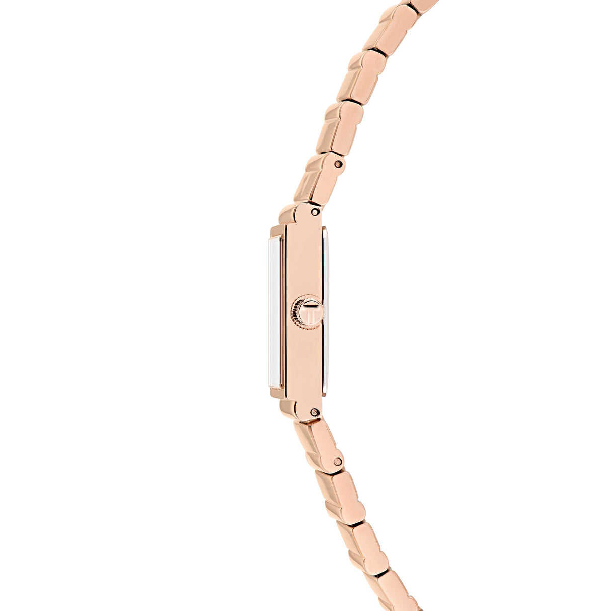 Ted Baker Womens Lileey Pink Rose Gold-Tone 27mm Bracelet Watch