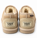 Australian Leather Ugg Classic Binded Slipper - Natural - AU8
