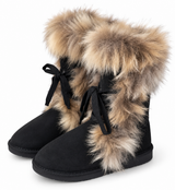Australian Leather Ugg Long Fozy Lace - Black - AU5