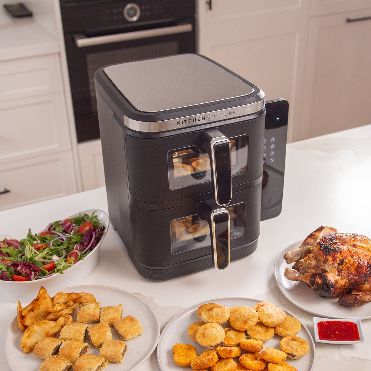 Kitchen Couture 11L Clear View Vertex Dual Draw