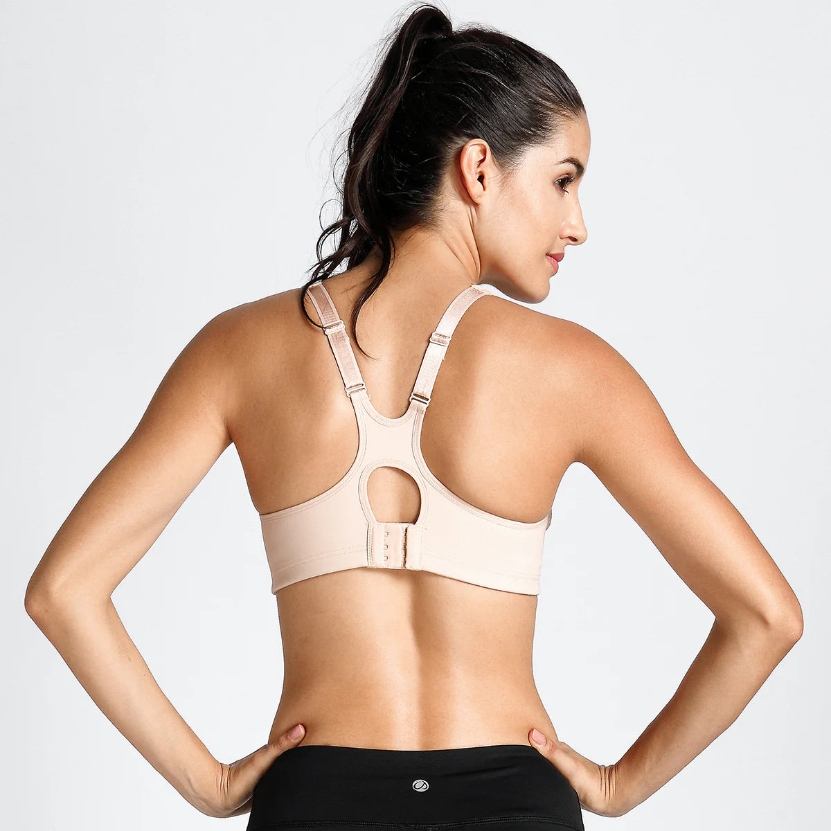 No Bounce High Support Workout Bra - Nude