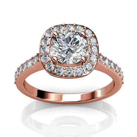 Krystal Couture Engagement Ring Embellished with SWAROVSKI Crystals