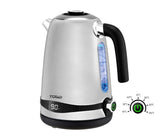 TODO 1.7L Stainless Steel Cordless Kettle Keep Warm Electric Led Water Jug - Silver