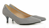 Bosccolo Womens Spike Heels Suede 200 - Grey Suede