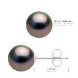 Earrings White Gold 375 - Longueur 18 cm