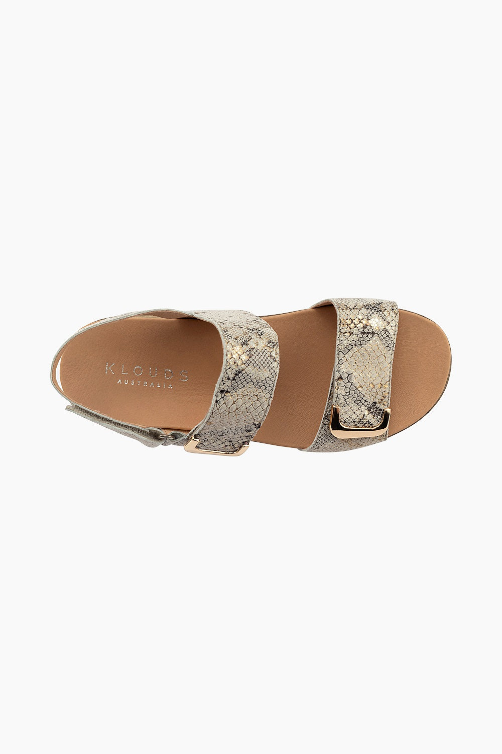 Klouds Elegance Print Taupe Snake