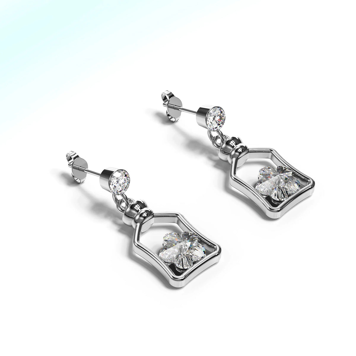 Boxed Cutie Star Necklace And Earrings Set Embellished with SWAROVSKI® Crystals