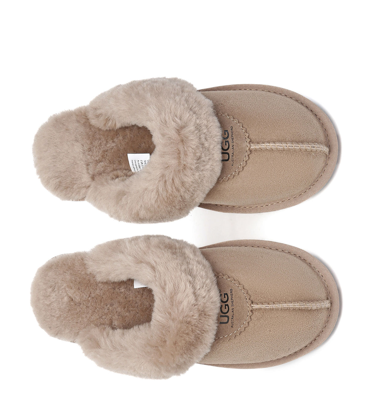 Australian Shepherd UGG Waffle Slipper - Brown