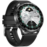 2 in 1 Bluetooth Smart Watch Wireless Earphones 1.39" IPS Touch Screen BT 5.0 - Black