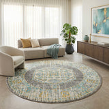 Century 944 Grey Round Rug