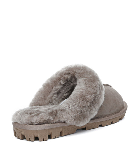 Australian Shepherd UGG Waffle Slipper - Pecan