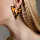 Obsession Classic Leopard Print Statement Earrings