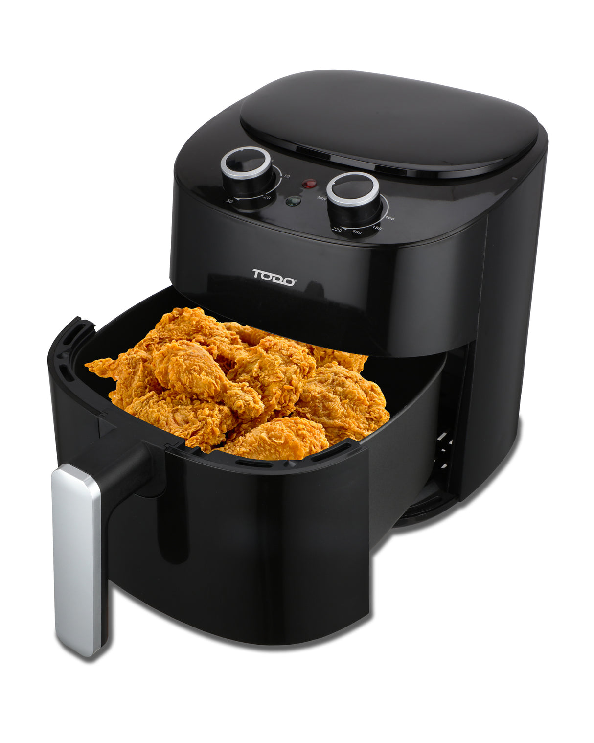 TODO 4.2L Air Fryer 1300W Convection Oven Fan Forced Multi Function Cooker Analog �� Black