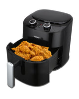 TODO 4.2L Air Fryer 1300W Convection Oven Fan Forced Multi Function Cooker Analog �� Black