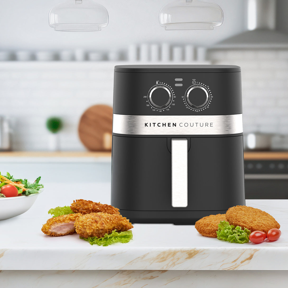 Kitchen Couture 5.5L Compact Air Fryer Stylish Powerful