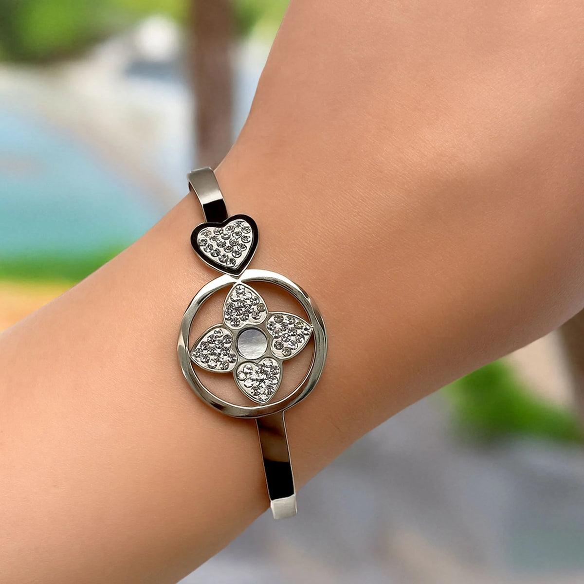 Boxed 2pc White Gold Layered Jewellery Gift Set