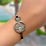 Boxed 2pc White Gold Layered Jewellery Gift Set