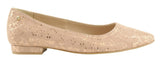 Bosccolo Womens Ballerina - Silver Plated Pale Pink