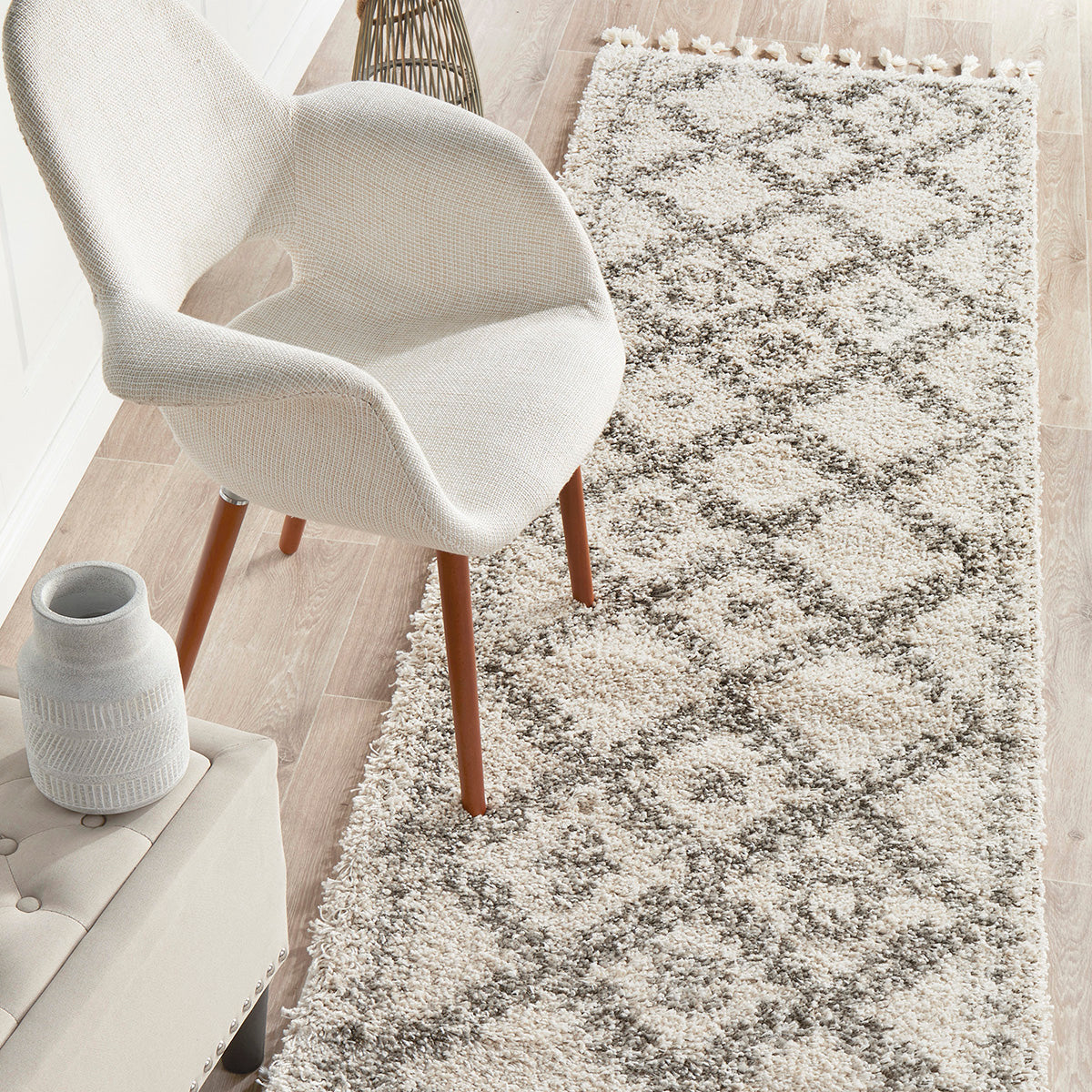 Saffron 33 Natural Runner Rug