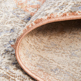 Mayfair Lorissa Peach Round Rug