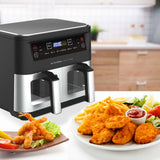 Kitchen Couture Dual View 10L Stainless Air Fryer