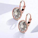 Krystal Couture Audrey Lever Back Earrings Embellished with SWAROVSKI Crystals