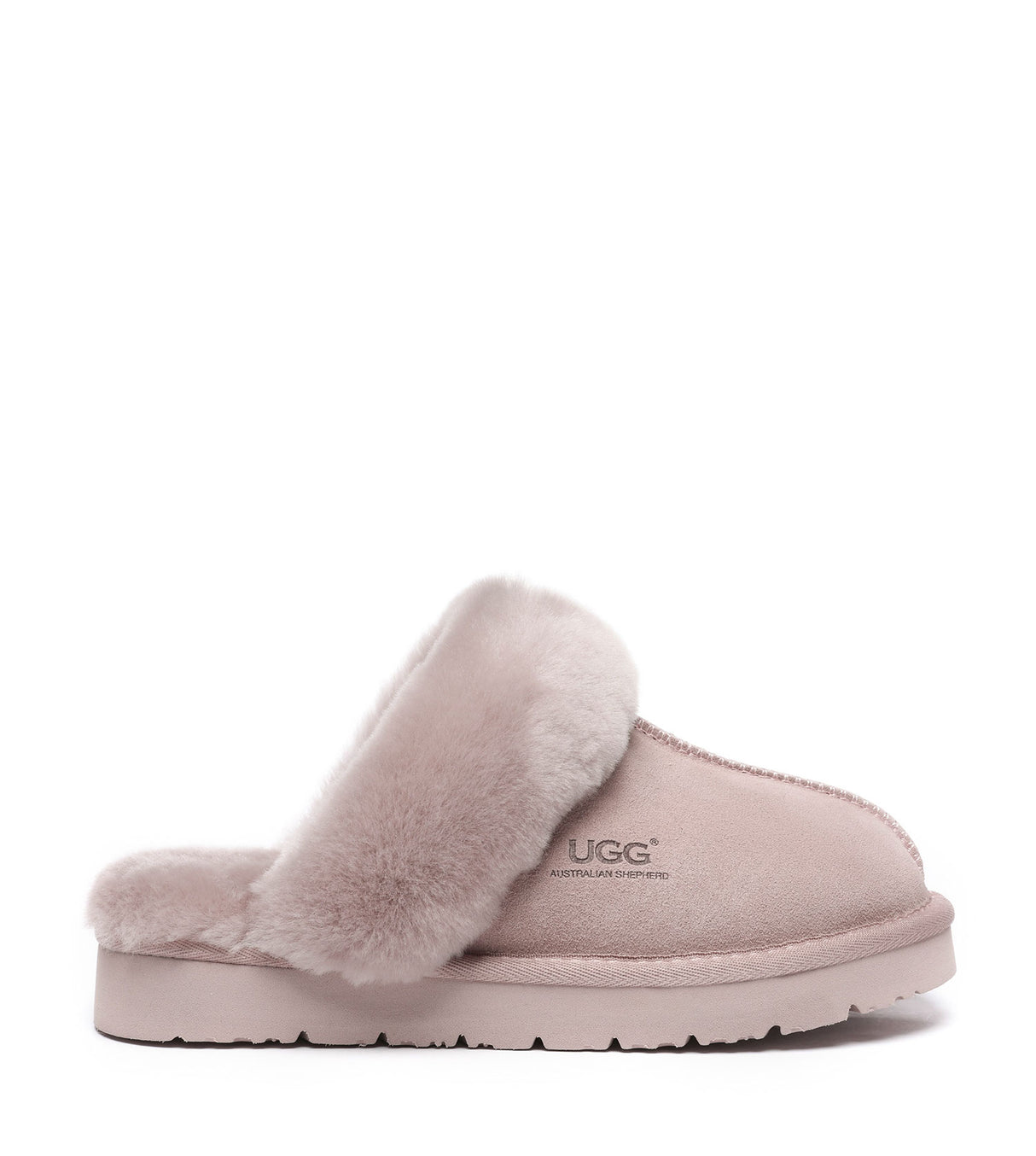 Australian Shepherd UGG Muffin Slipper Special - Dawn Pink