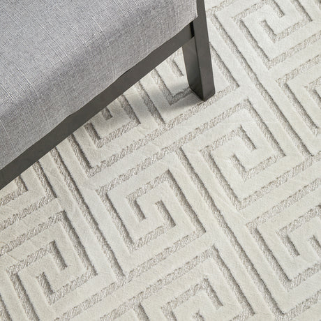 York Alice Natural White Rug
