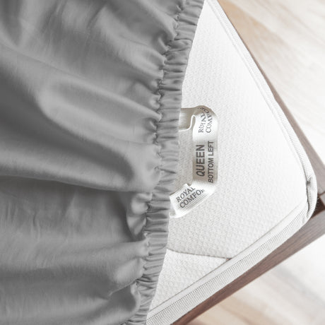 Royal Comfort Signature Bamboo Cotton Sheet Set- Grey
