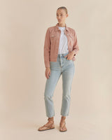 Amelius Alliance Drill Denim Jacket - Rosewood