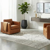 Chrome Addison Silver Rug