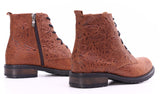 Bosccolo Womens Ankle Boots - Ginger