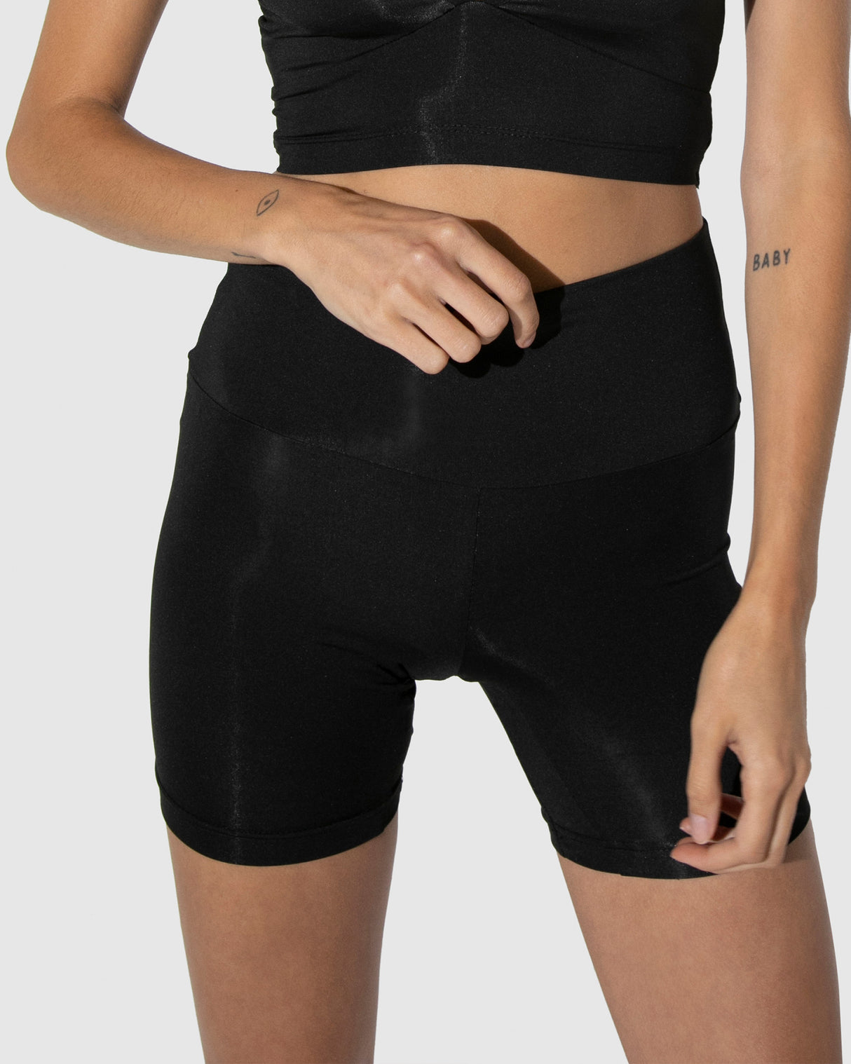 BY.DYLN Bryson Bike Shorts - Black