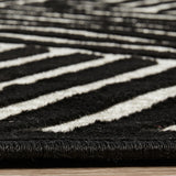 York Cindy Black & Gold Rug