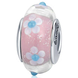 Solid 925 Sterling Silver Pandora Floral Inspired Charm