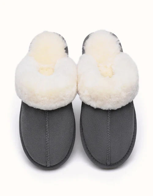 Muffin Slipper in Grey