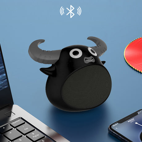 Fitsmart Bluetooth Animal Face Speaker - Black