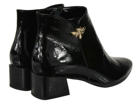 Bosccolo Womens Ankle Boots - Black