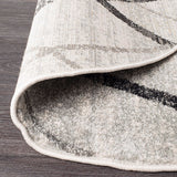 Oasis 452 Grey Round Rug