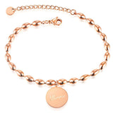 Bullion Gold Love Note Bracelet
