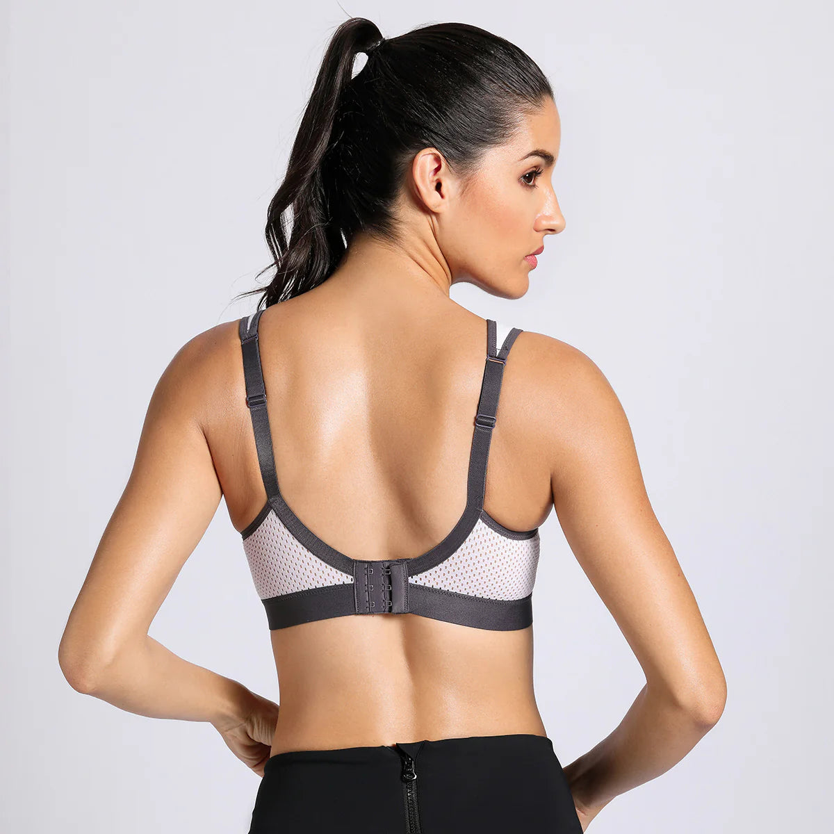 High Impact Bounce Control Wireless Workout Bra - Purple