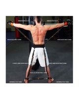 TODO 150lbs Resistance Trainer Band Set Muscle Training Belt Boxing Pilates Ankle Wrist Advanced Bounce Straps
