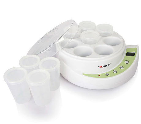 Electric Yoghurt Maker 8 Cup Digital Lcd Temp Timer 150Ml Cup X8 Xj-5K102