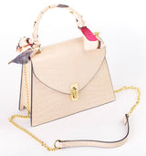 Bosccolo Handbag - Beige Croco