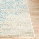 Evoke 253 White Blue Rug